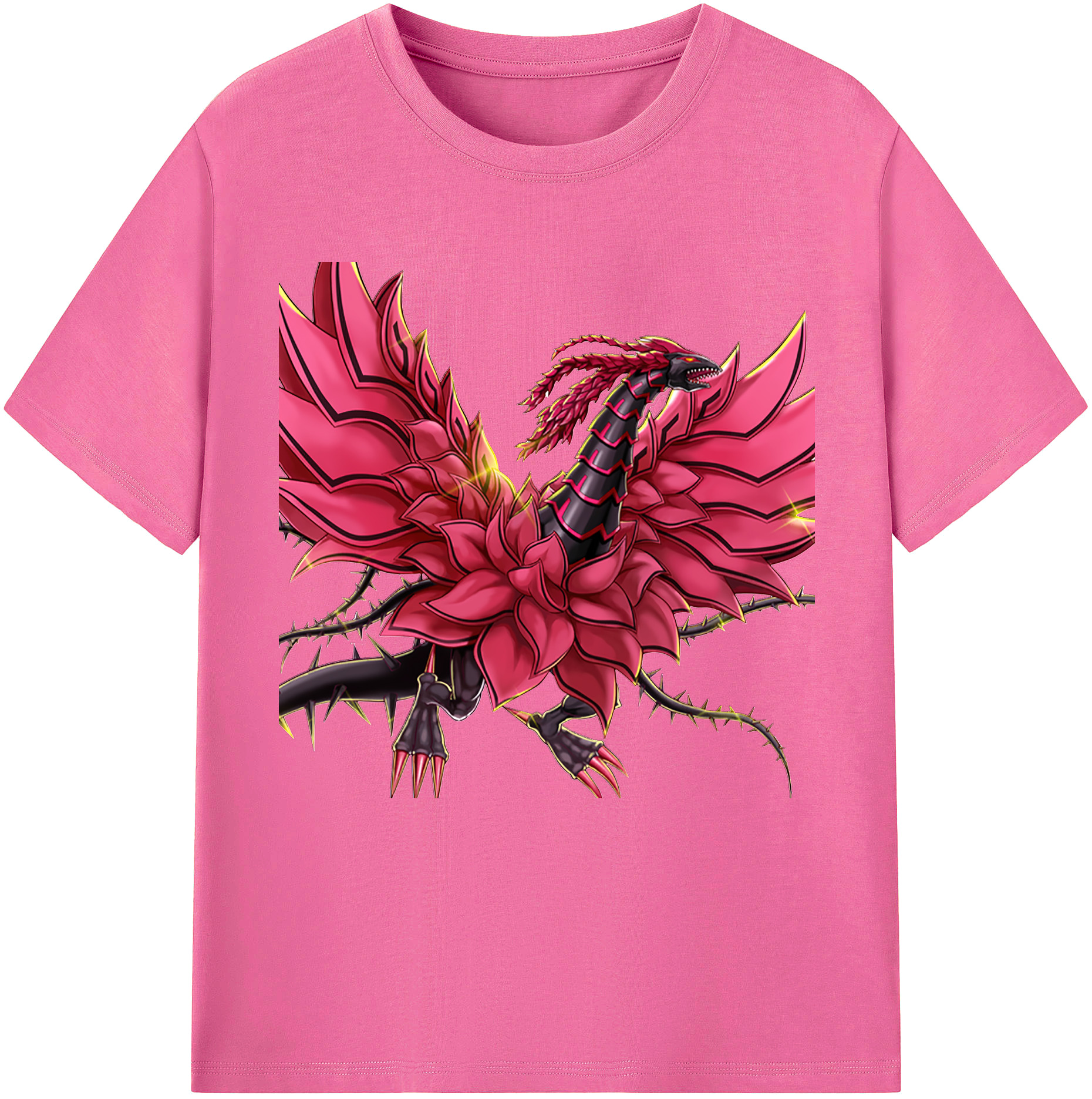 （画像用） 遊☆戯☆王 Yu-Gi-Oh! レディースカジュアルプリントTシャツ（綿100％）